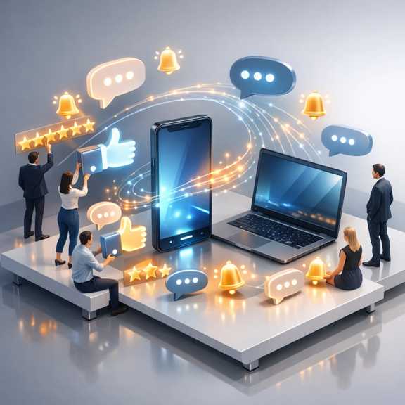 نقش feedback و notifications