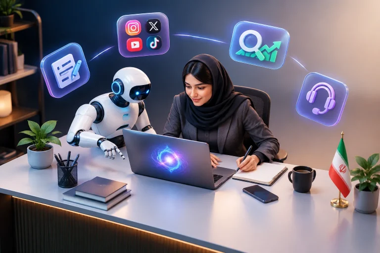 تولید محتوا با هوش مصنوعی